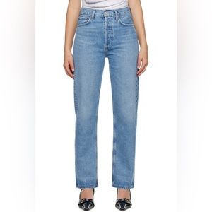 Agolde Pinch Waist High Rise 90s Jean in Navigate